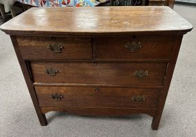Early 1900's Victorian Style Oak Dresser