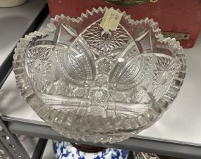 Cut Glass Round Bowl