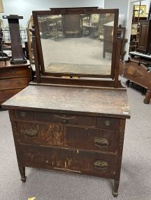 Worn Antique Traditional  Dresser