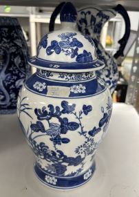 Modern Chinese Blue and White Ginger Jar