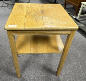 Pine Square Side Table