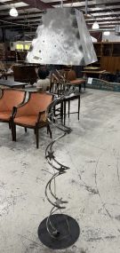 Spiral Star Welded Floor Lamp
