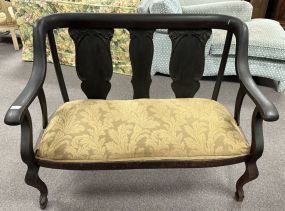 Antique Empire Style Settee