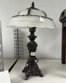 Modern Frosted Glass Shade Table Lamp