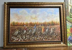 Betty Hamilton Large Folk Art Painting
