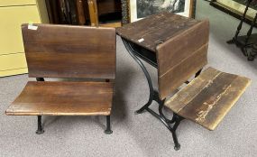 Vintage School Desk and Front Seat