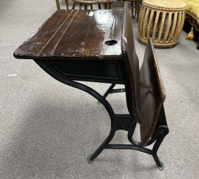 Antique Kids School Desk