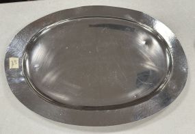 Handmade Colonial Pewter Style Platter