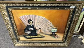 Signed Betty Geisha Painting