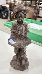 Three Hand Corps Resin Girl Figurine