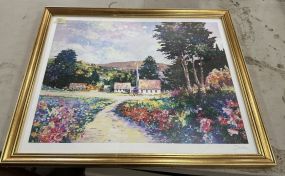 Signed Perez Framed print