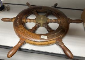 Wood Ship Wheel