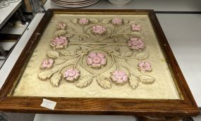 Embossed Plaque Framed