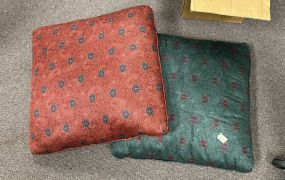 Two Decorative Throw Pillows
