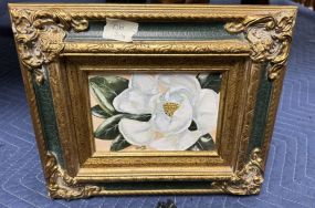 Signed Betty Hare 2001 Magnolia Flower