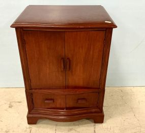 VTG Cherry Two Door Drinks Cabinet