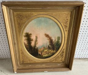 1800's Landscape Painting 26"h., 22"w.