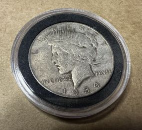1934 Peace Liberty Dollar, fine