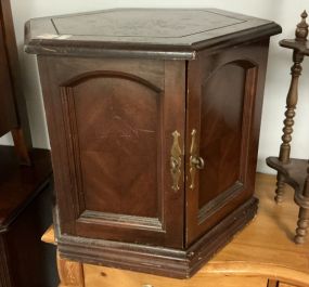 Late 20th Century Cherry Octagon Side Table