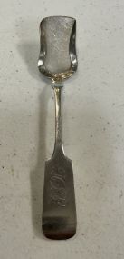 N. Matson Pure Coin .675 ozt Salt Shovel Spoon