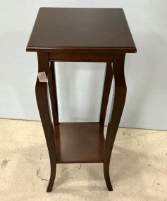 Modern Cherry Side Table 28"h., 12"w.