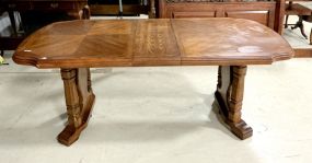 Mediterranean Style Dining Table and Chair Set