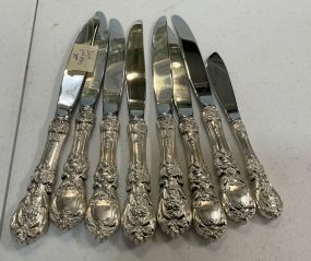 Francis 1st Sterling Handled Knives and Butter Knife