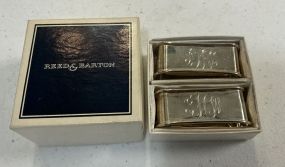 .740 ozt Reed and Barton Sterling Napkin Rings