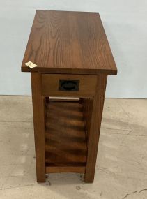 Reproduction Mission Arts and crafts Side Table 24h 12w