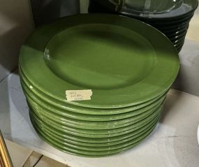 12 Pier 1 Ceramic Chargers 11"dia