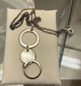 Barse Three Round Circles Shape Pendant .925