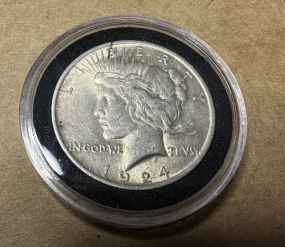 1924 Peace Liberty Dollar, fine