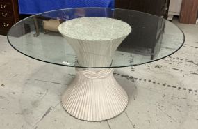 29h 54dia Bamboo Sheaf of Wheat Dining Table