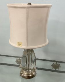Modern Heavy Glass Vase Lamp 18h
