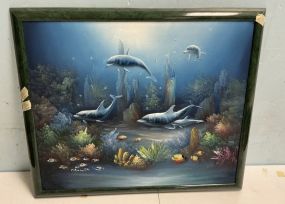 Creative Galleries C. Benoit 23h 26w Fish Painting