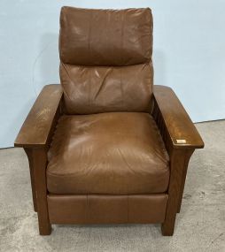 Reproduction Mission Style Oak Arm Chair