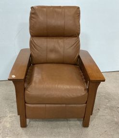 Reproduction Mission Style Oak Arm Chair