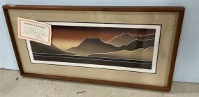 John Martineau Point Loma II Signed 20"h., 39"w