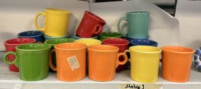 Fiesta Ceramic Assorted Color Mugs