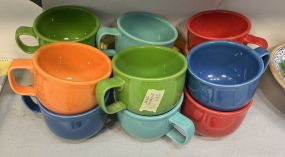Homer Laughlin Colorful Ceramic Mugs
