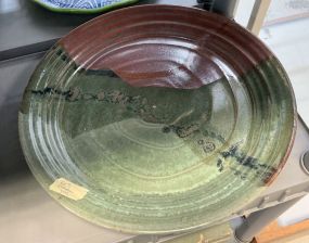 15 dia Glazed Stoneware Pottery Charger