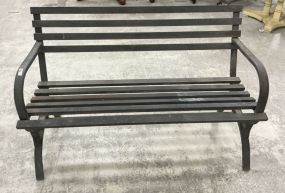 48w Outdoor Aluminum Bench