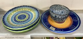 Pier 1 Cortez Plate and Ceramic Plates