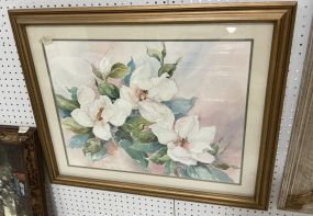 Barbara Mock Signed Print 27"h., 33"w