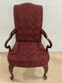 Late 20th Century Gooseneck Arm Chair