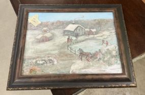 Eve 1979 Snowy Landscape