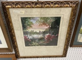 27 x 23 Framed Landscape Print