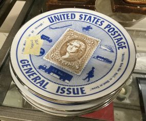7 United States Postage Stamp Plates
