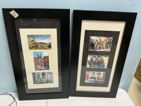Two Signed European Scenic Prints