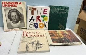 Group of Art Guides and Sculptures